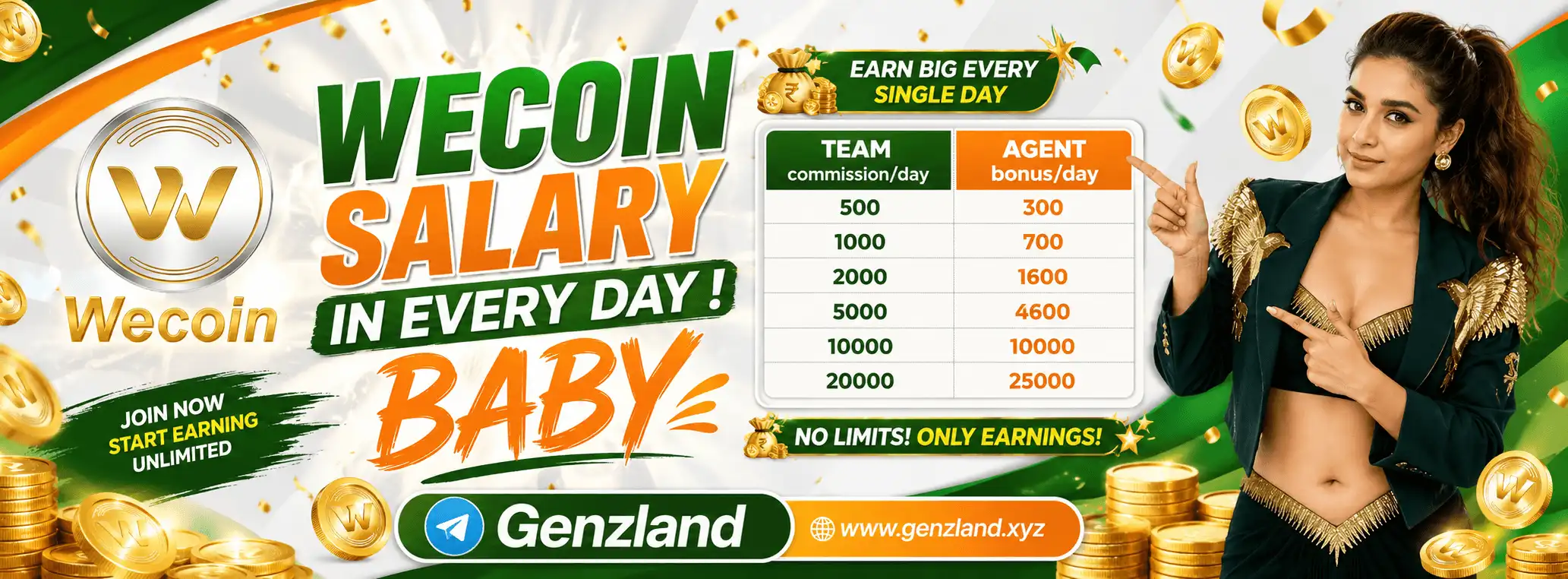 Claim 5000 Rupees Now — GENZLAND Telegram
